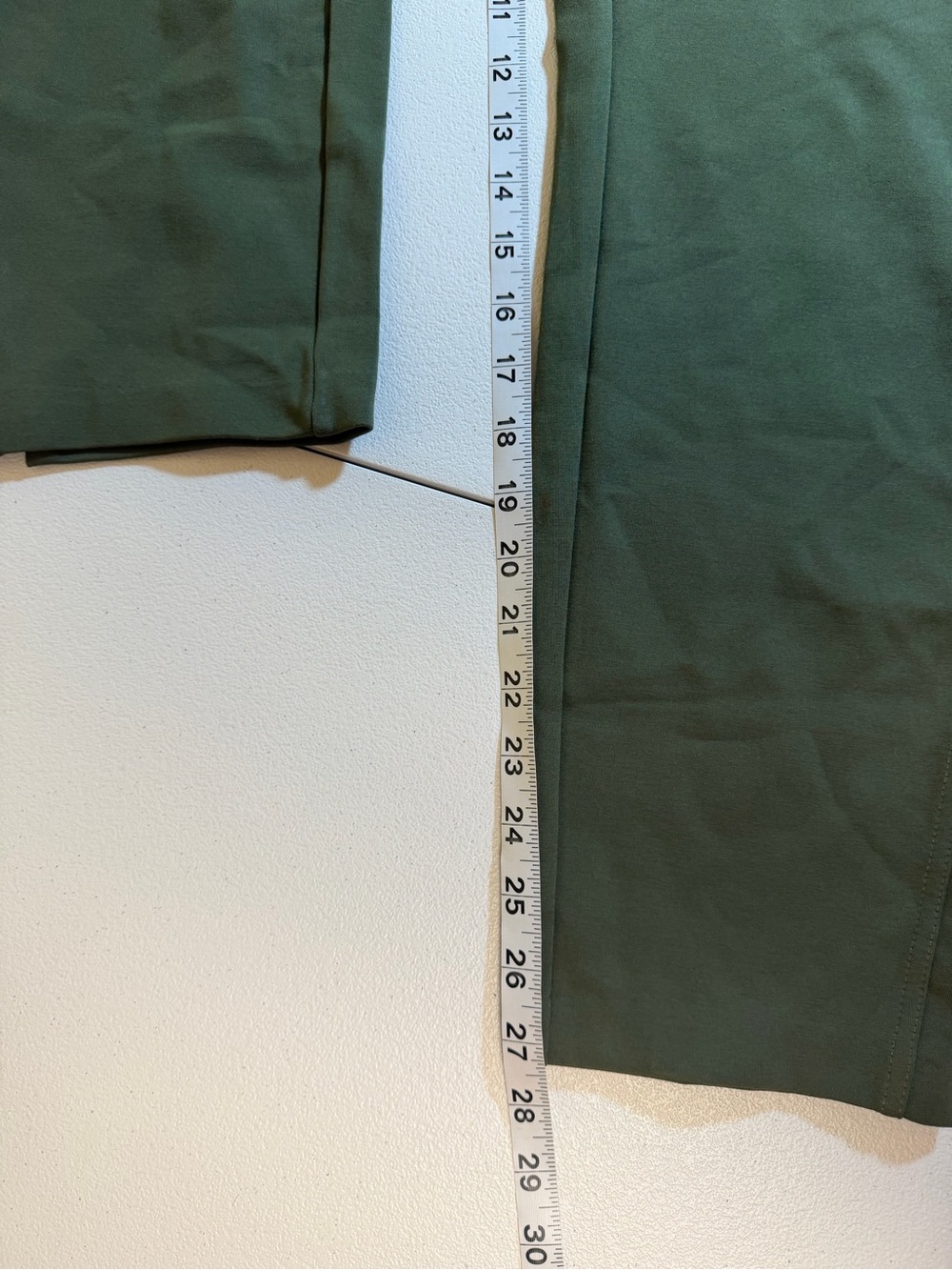 Express Olive Green Pull-On Ankle Pants Size XL High Rise Stretch Slim Leg NWT - Picture 8 of 10